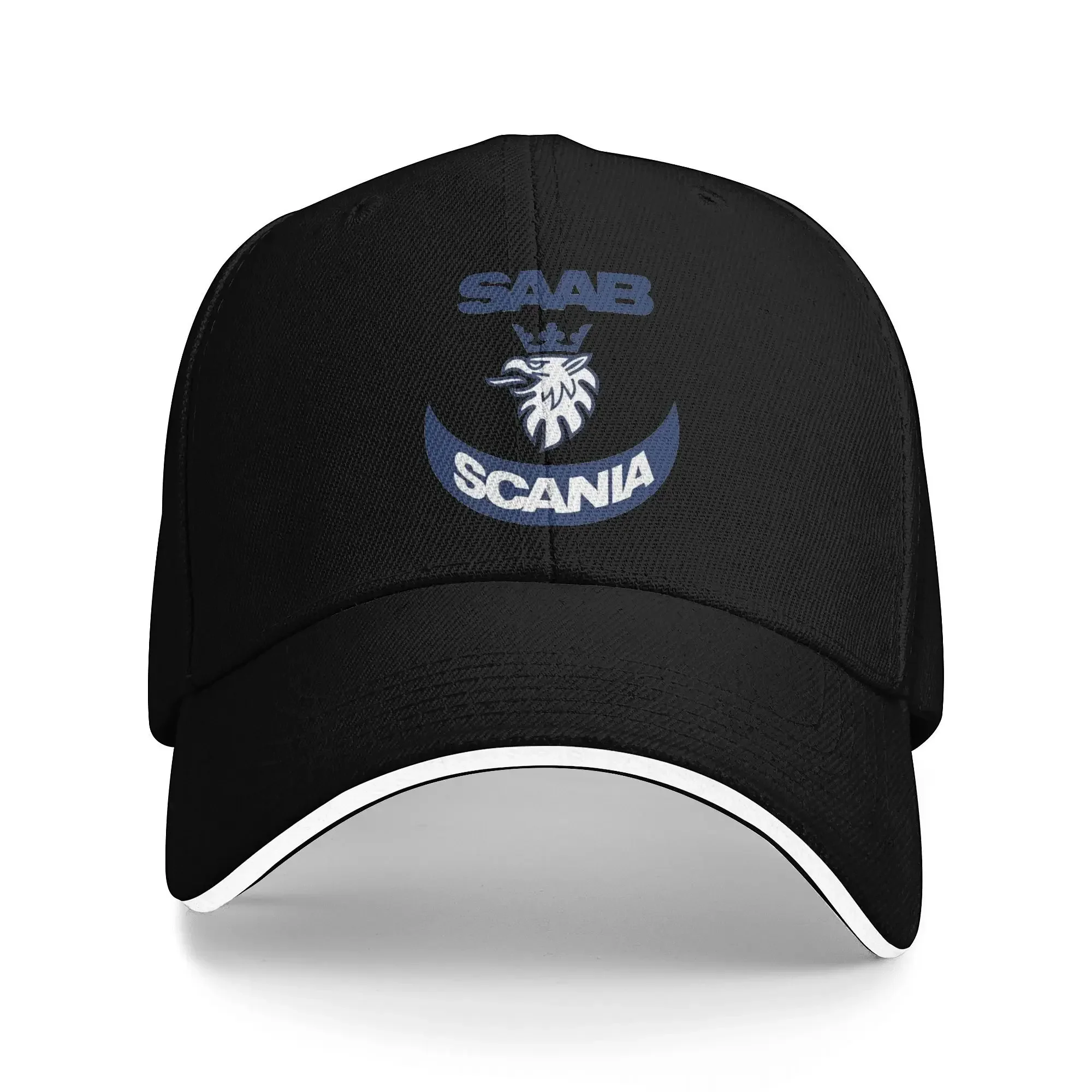 Унисекс Швеция Saabs Scanias Шляпы Крутая бейсболка Шляпа дальнобойщика Гольф Головная одежда Регулируемая посадка