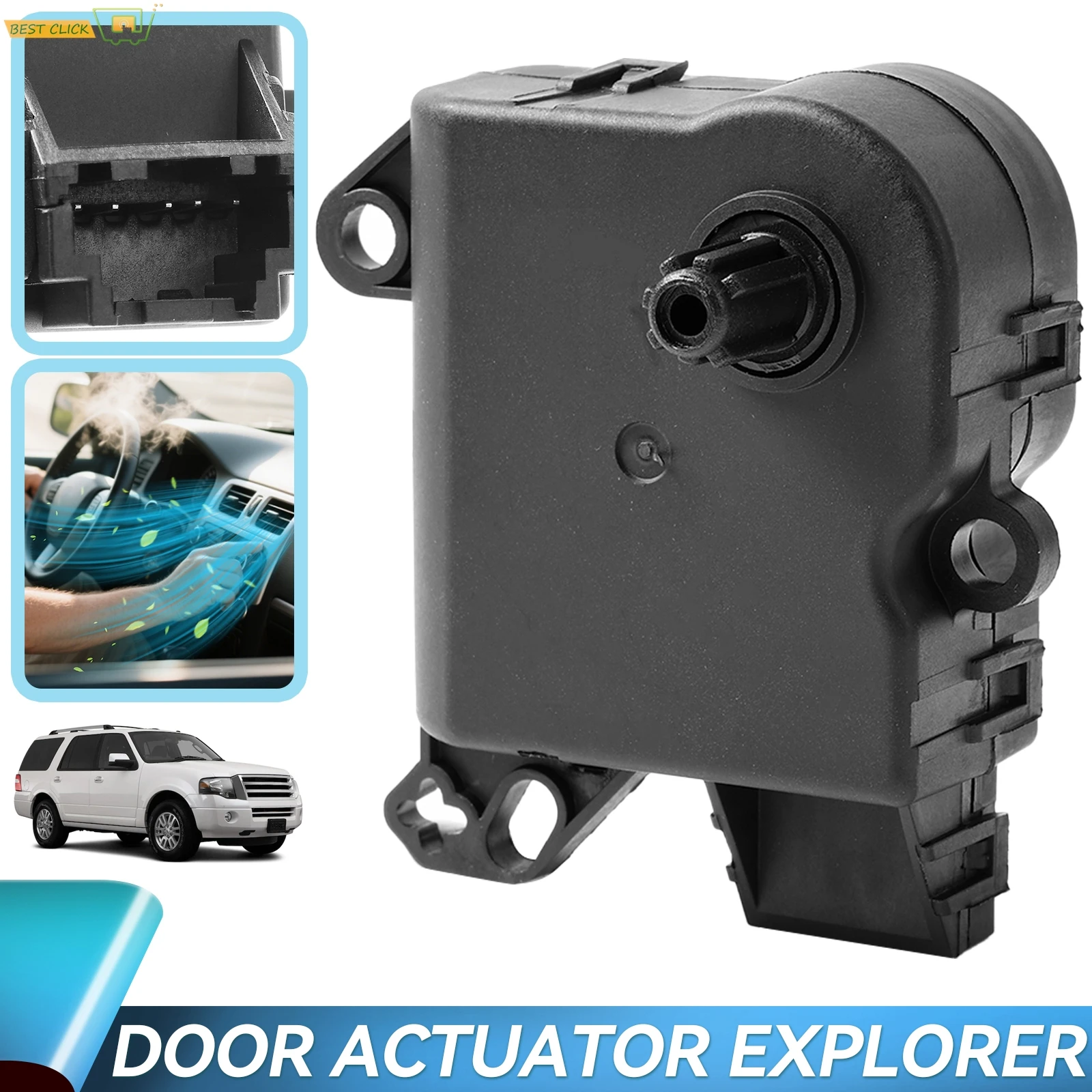 Привод двери смесителя HVAC для Ford Explorer & Flex 2011-2018 Ford Taurus 2008-2018 Lincoln MKT 2010-18 AA5Z19E616C AA5Z-19E616-C
