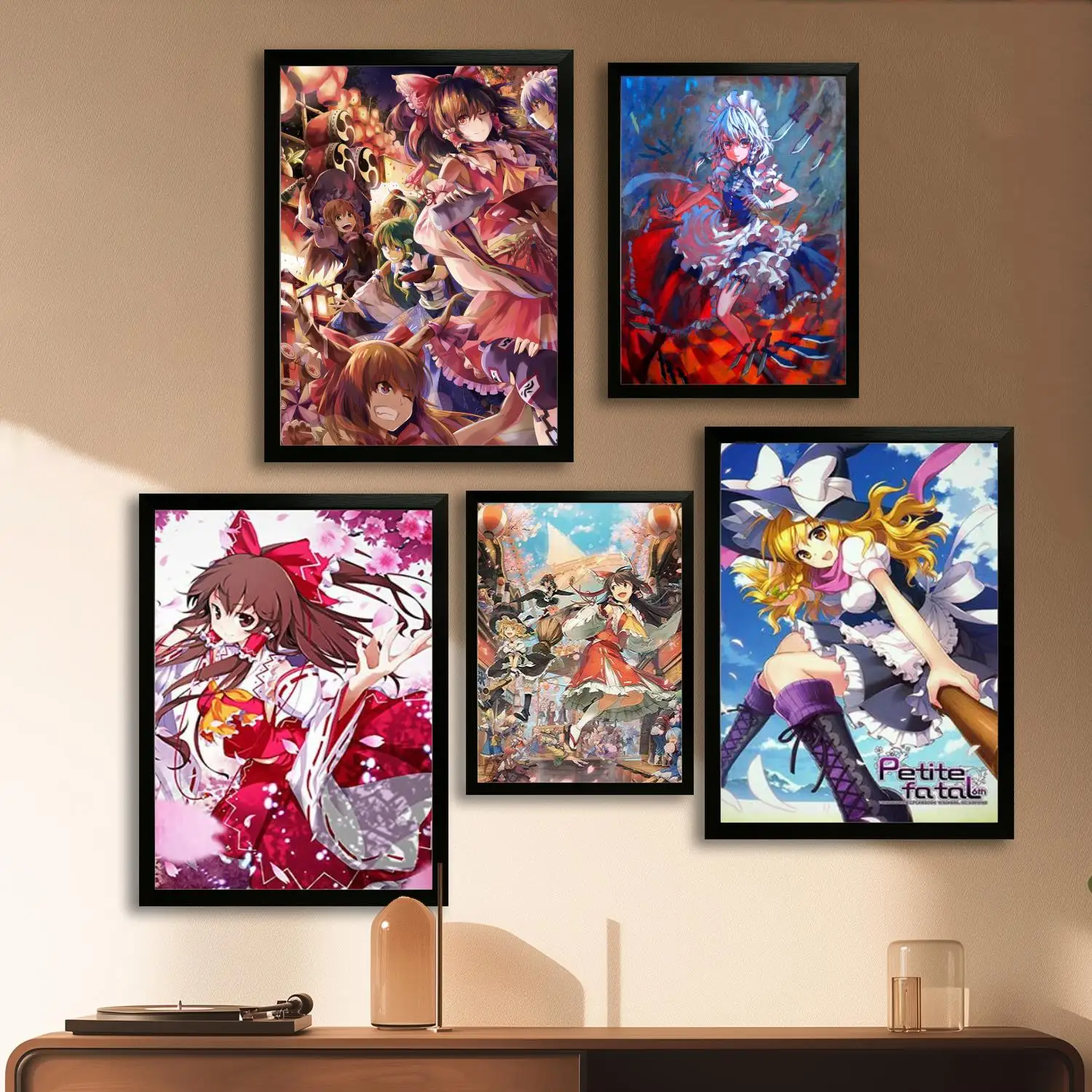 Плакат на холсте touhou и настенное искусство, печать с изображением, современный декор для семейной спальни, декоративная живопись