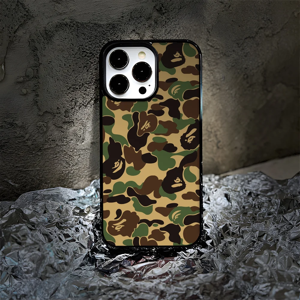 Роскошный чехол для купания B-Bape для iPhone 16, 15, 14, 13, 12, 11 Pro Max Plus, мини-магнитный чехол для беспроводной зарядки Magsafe (art.: 3920cd1592e42) - 3920cd1592e42