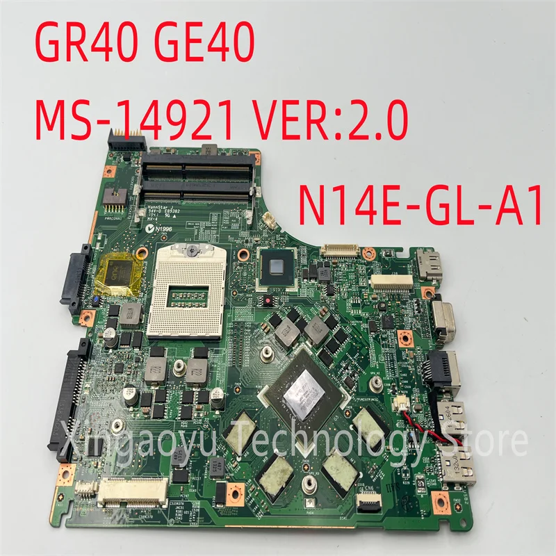 Оригинальная материнская плата для ноутбука MSI GE40 CR42 ms14921 GTX 760m 2 Гб ms-14921 100% ТЕСТ ОК