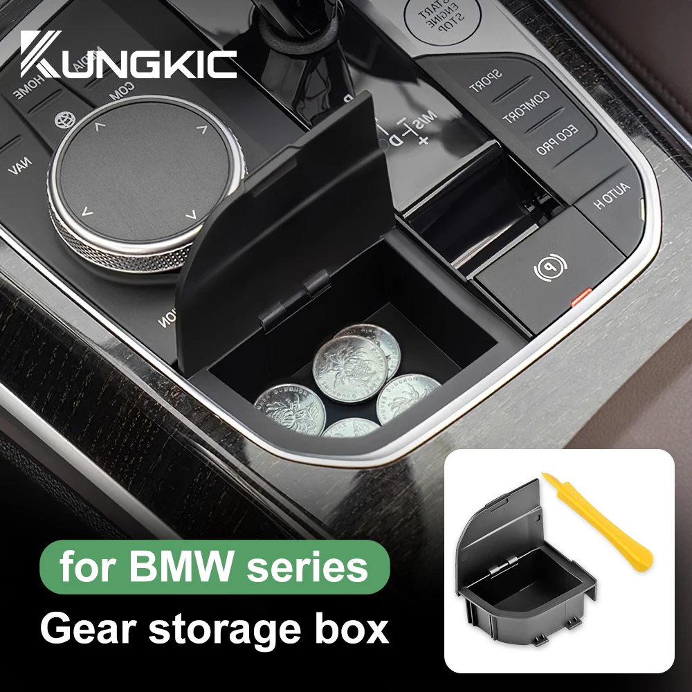 Коробка для хранения модификация для BMW G05 F40 G20 G26 G01 G02 G06 G07 I4 2 3 4 серии X3 X4 X5 X6 X7 Автомобильная консоль рычаг переключения передач RHD