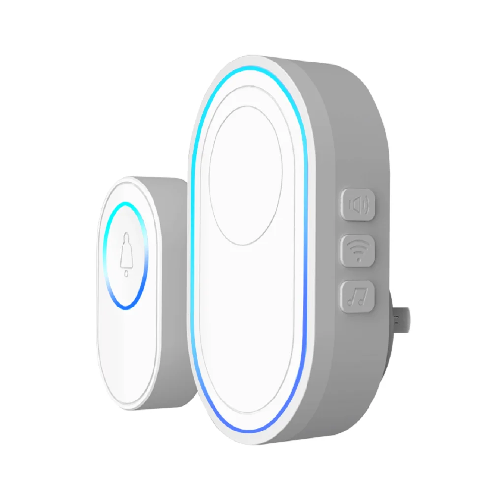 Беспроводной дверной звонок Smartrol с Wi-Fi, 433 МГц, с функцией сигнализации, дверной звонок для умного дома