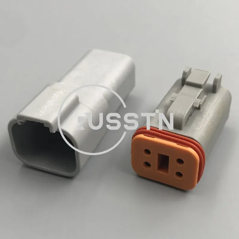 1 комплект, 4-контактный DT04-4P AT04-4P DT06-4S AT06-4S, водонепроницаемая автомобильная вилка переменного тока в сборе, электрический разъем двигателя дроссельной заслонки для экскаватора Электротехническое оборудование