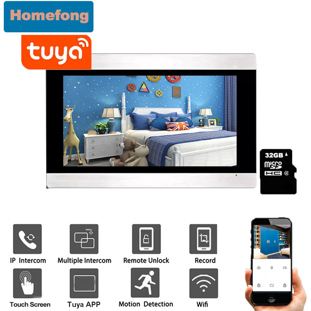 Фото Беспроводной видеодомофон Homefong, 1080p, Wi-Fi №3