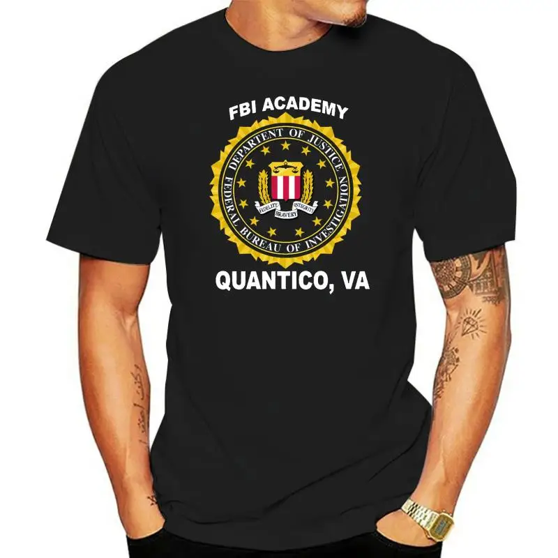 FBI Academy Quantico T-Shirt Tee - Custom Men