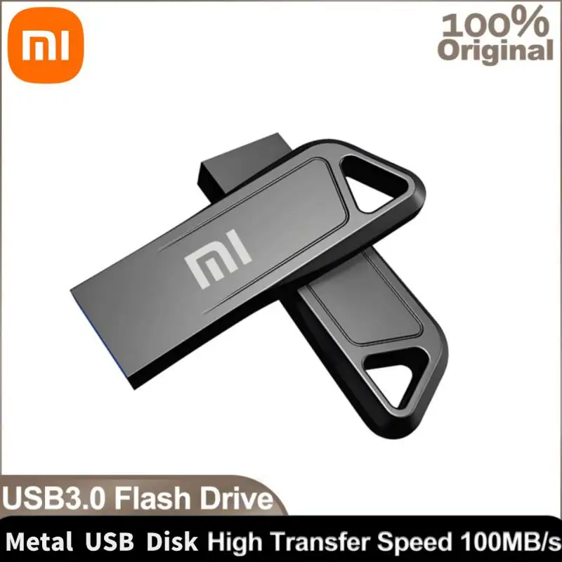 Оригинальные металлические USB-флеш-накопители Xiaomi 2TB 3.0, высокоскоростной флэш-накопитель 1 ТБ, 512 ГБ, портативный SSD Memoria, USB-накопитель для ПК
