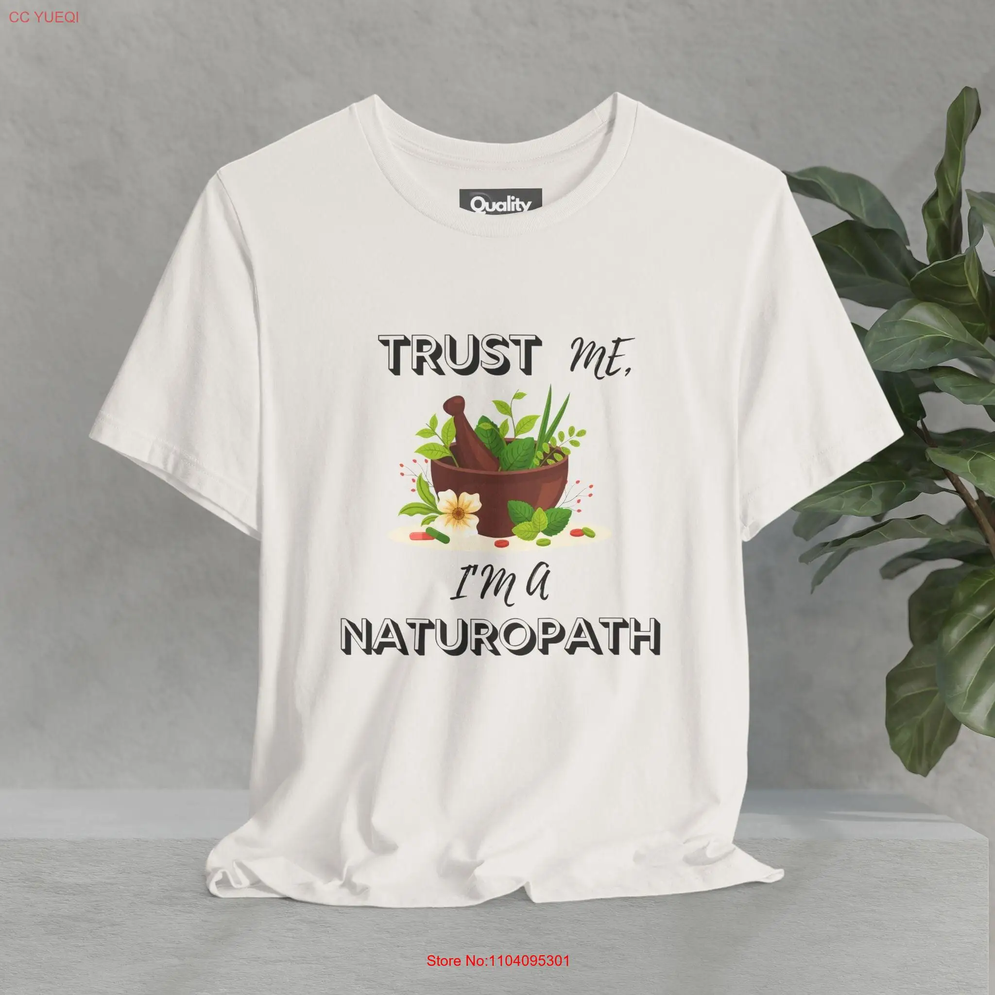 Футболка Trust Me I'm a Naturopath с длинными или короткими рукавами