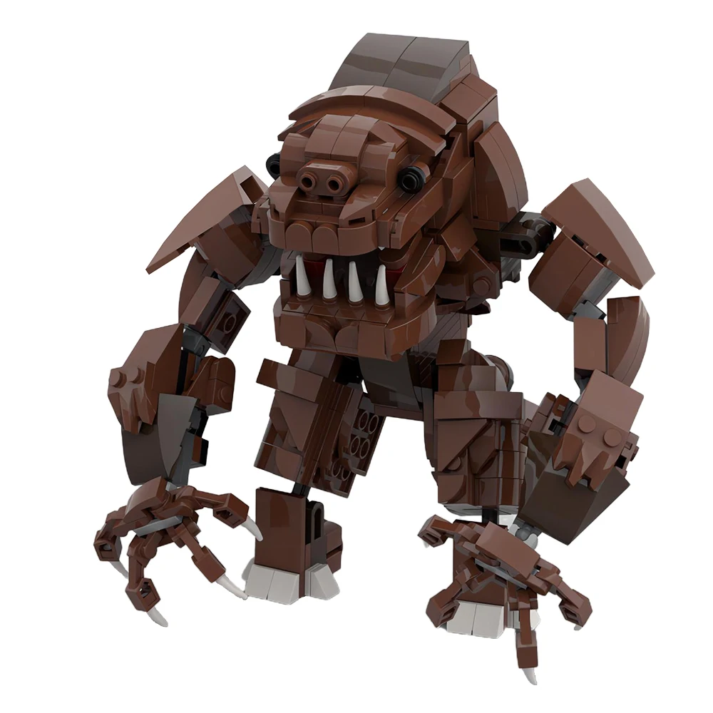 MOC Spaces Movie Desert Monster Resentment Строительные блоки Blurrgs Cows Horns Wars Кирпичи Носорог Зверь Модель Кирпичи Детские игрушки
