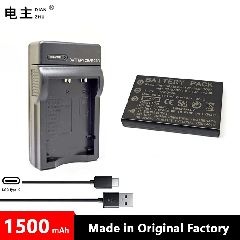 NP-60 NP60 SLB-1137 SLB-1037 CNP30 KLIC-5000 D-Li2 Li-20B Зарядное устройство для Fujifilm F50I F501 F401 ZOOM F410 F601 F601Z Аксессуары и запчасти