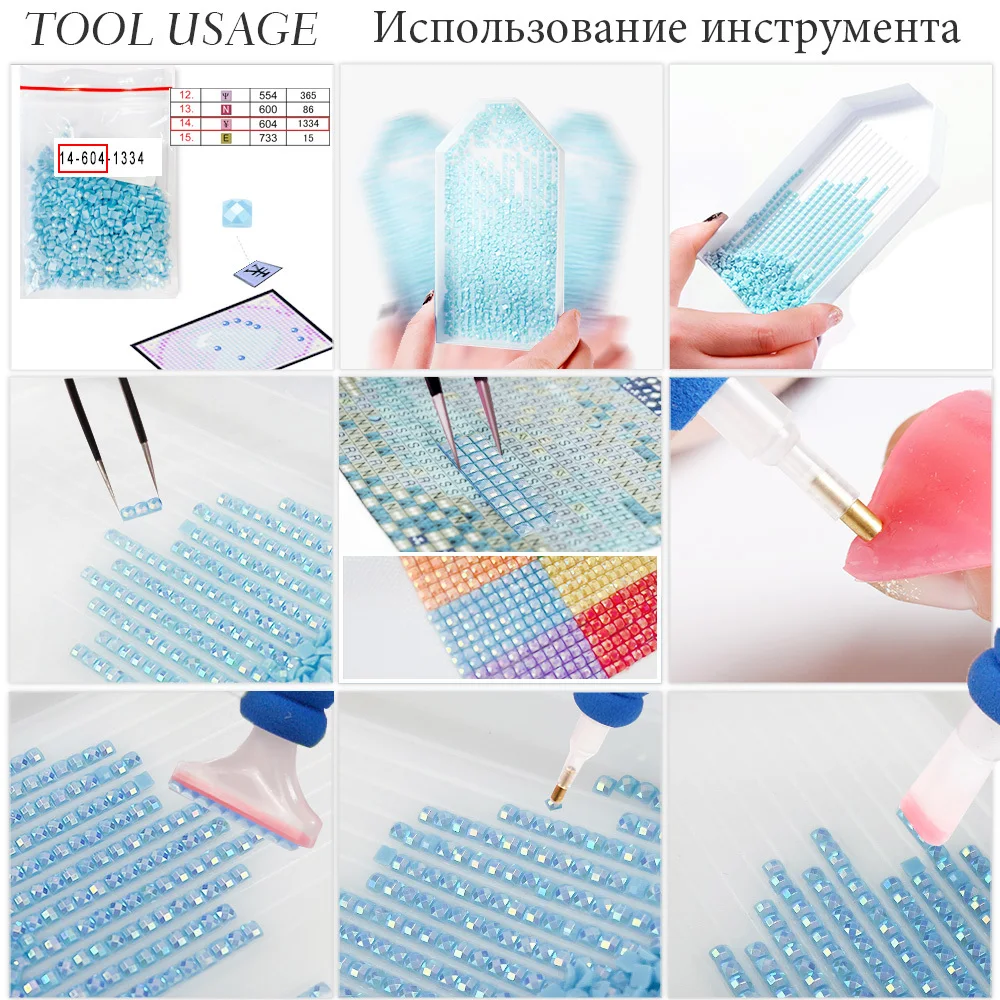 Фото 5D DIY алмазная живопись AB Маленький слон полная квадратная Алмазная вышивка животные мозаика фотография искусство домашнего декора №5