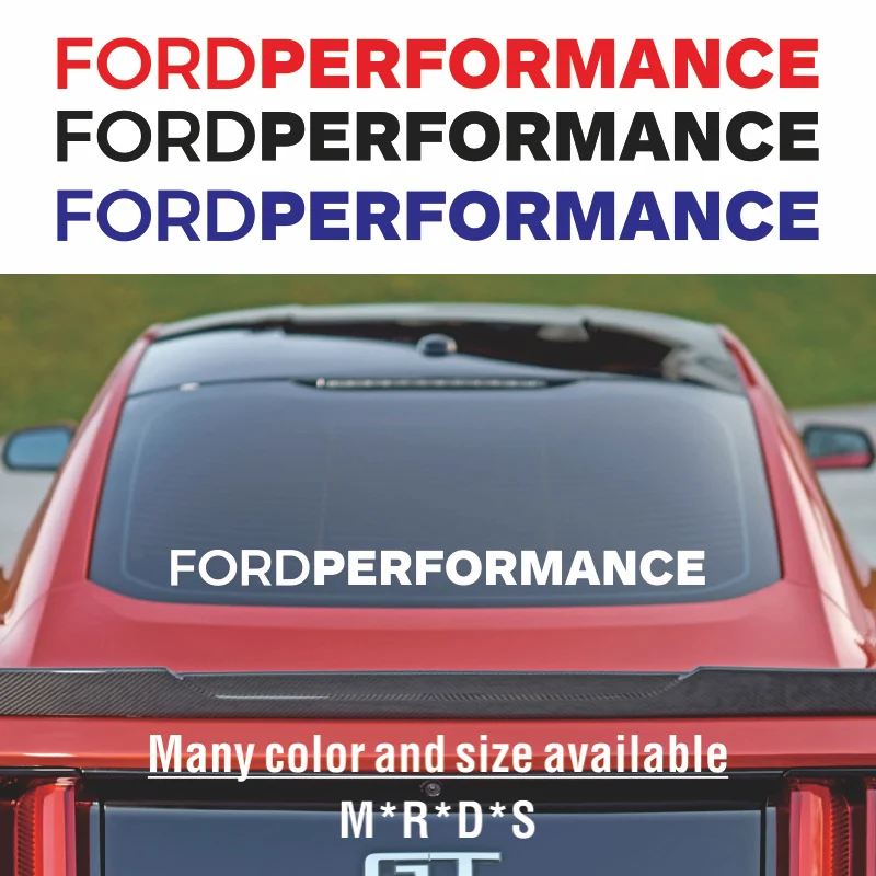 Автомобильная наклейка Ford Performance для переднего окна, крыши двигателя, багажника, заднего кузова, наследия, наклейка с боковой полосой для Ford (art.: 3920c5ea78c61) - 3920c5ea78c61