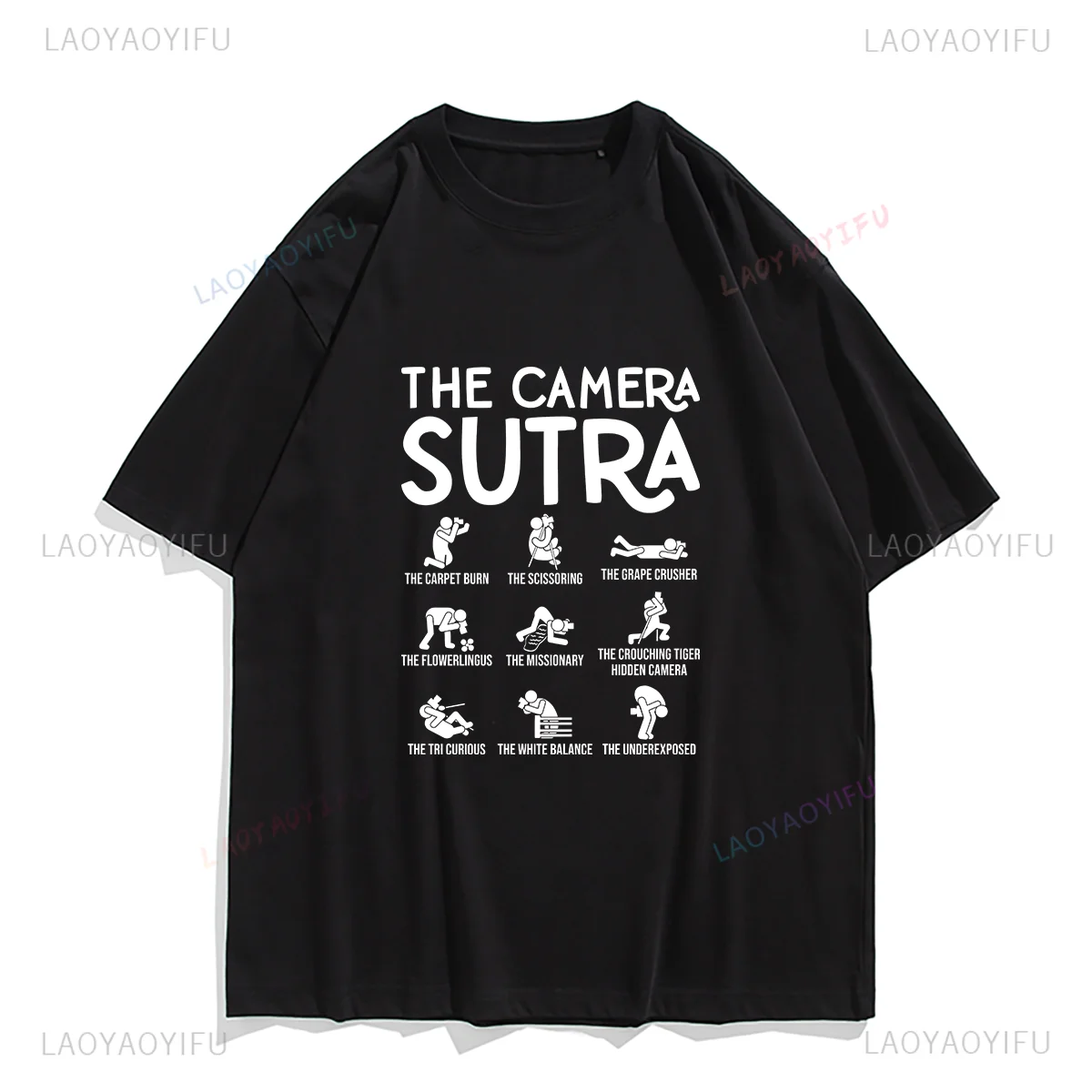 Футболка мужская с надписью «The Camera Sutra»