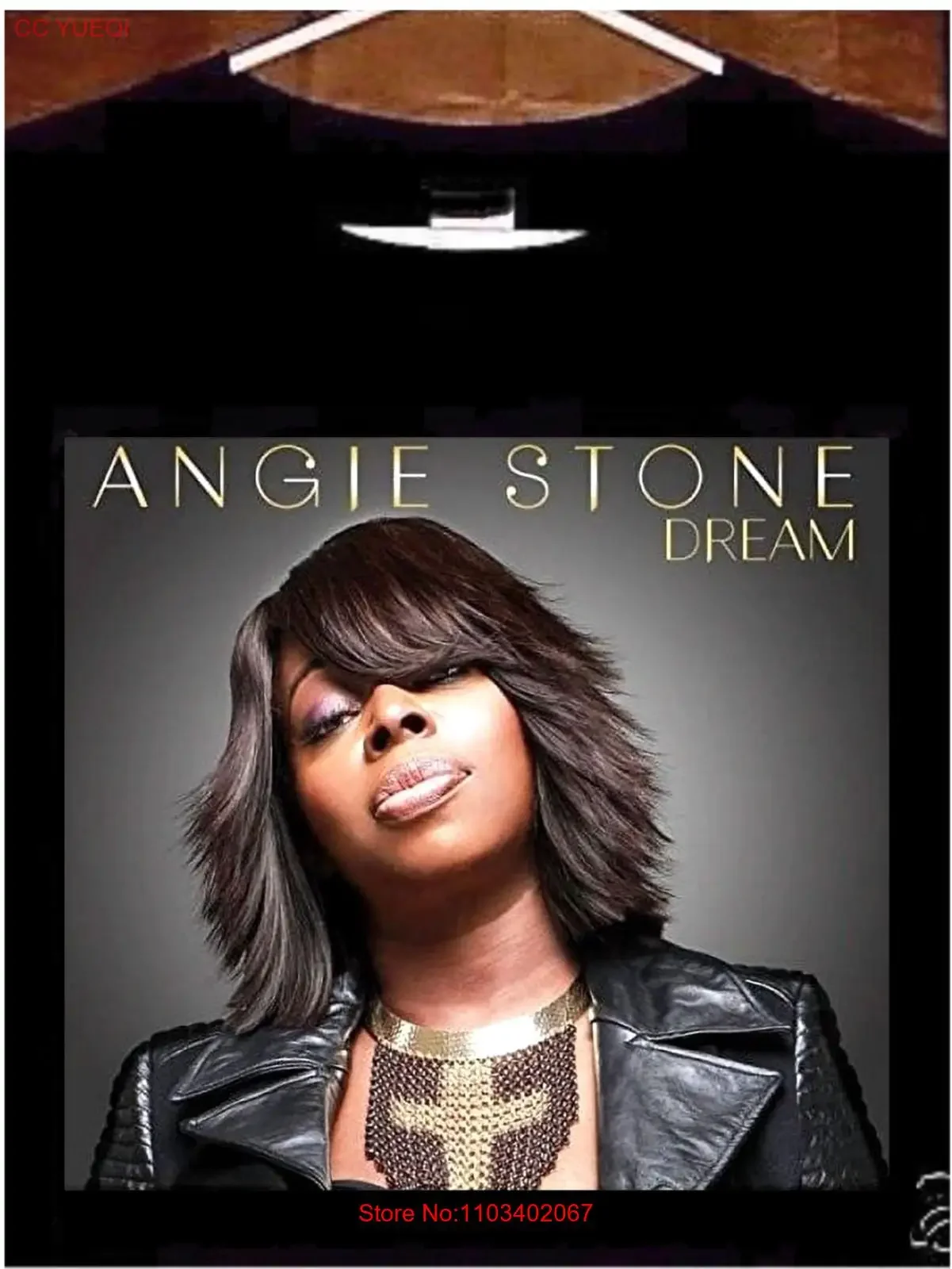 Футболка с обложкой альбома Angie Stone DREAM, винтажный стираный повседневный топ для повседневной носки, универсальная стильная модная слегка уличная одежда