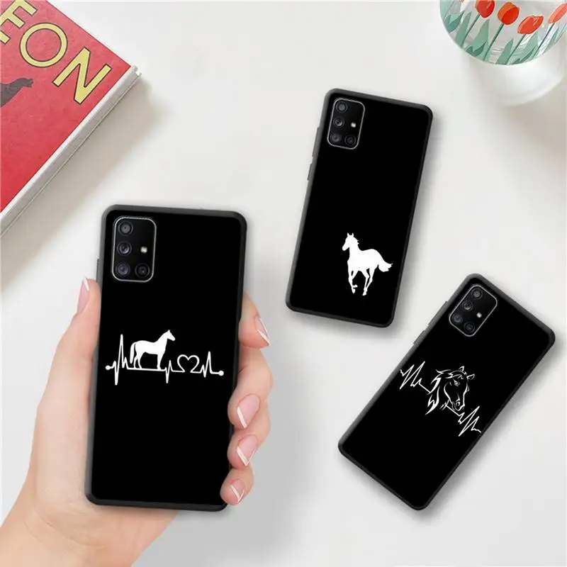 Чехол для телефона с рисунком лошади пони для Samsung Galaxy A03S A52 A13 A53 A73 A72 A12 A31 A81 A30 A32 A50 A80 A71 A51