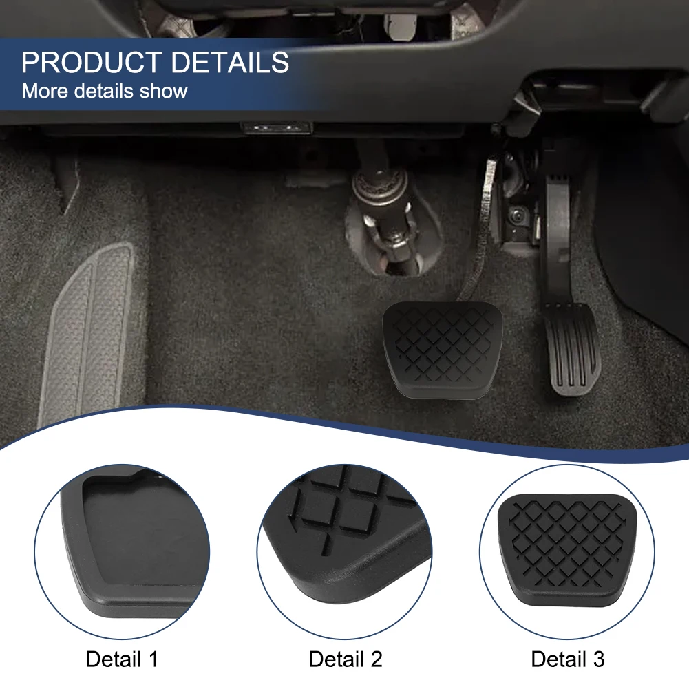 Фото 2 шт., резиновые накладки на педали тормоза и сцепления для Honda For Civic For Accord 46545SA5000 №4