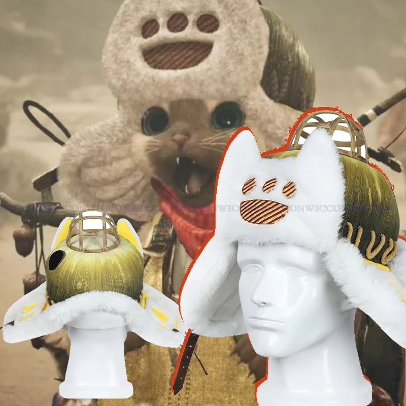 Фото Monster Felynes в одном стиле, охотничья шляпа, милые товары для ролевых игр, Хэллоуин, косплей, CAT Felynes Airu Christas, подарок №2