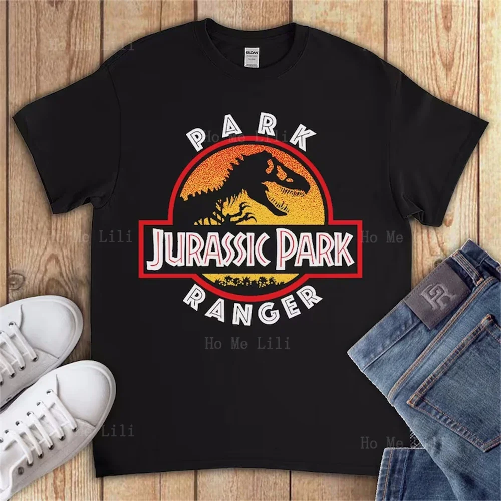 Женская футболка Park Ranger T-Rex World, футболка унисекс большего размера, мягкая дышащая футболка