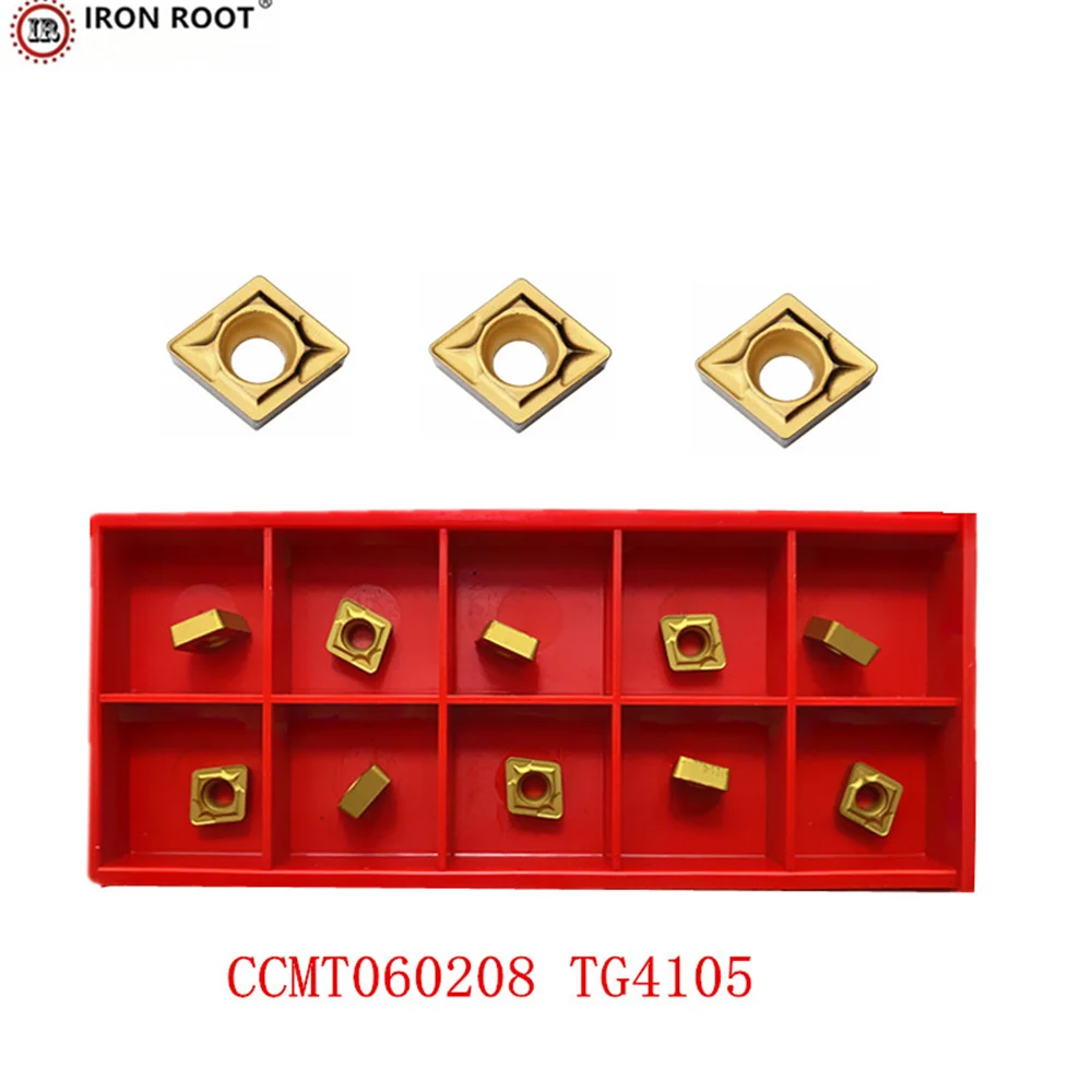 Токарная вставка CCMT060204,CCMT060208,HM,HMP,PC TG4105, токарный станок с ЧПУ, токарная вставка SCLCR SCACR steel