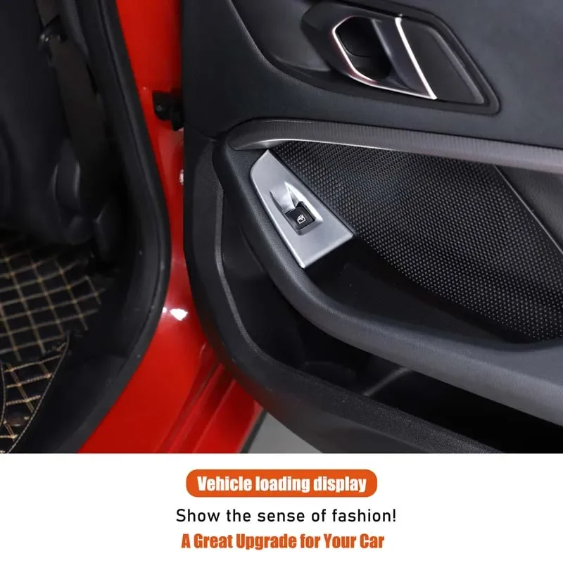 Для BMW 1 серии 2 F40 F44 2020-2023 ABS углеродное волокно стиль авто стекло подъемная рамка декоративная крышка аксессуары для интерьера (art.: 3920cf0b5ff16) - 3920cf0b5ff16