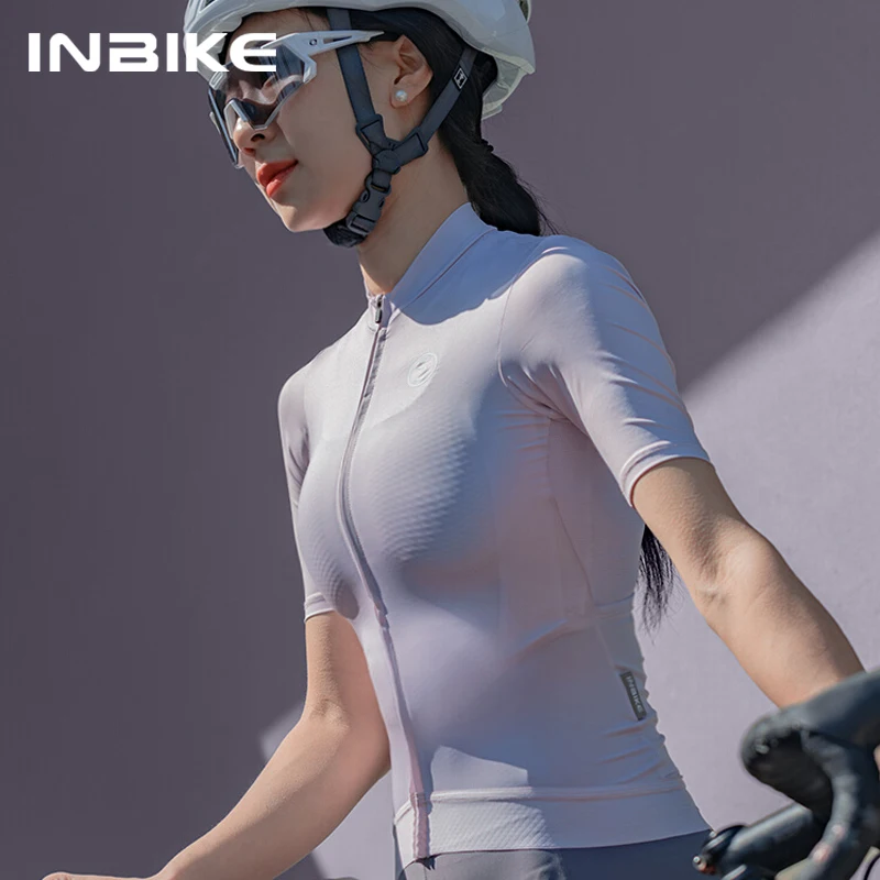 Фото Женская летняя велосипедная кофта с карманами INBIKE, легкая кофта с карманами для горного велосипеда №3