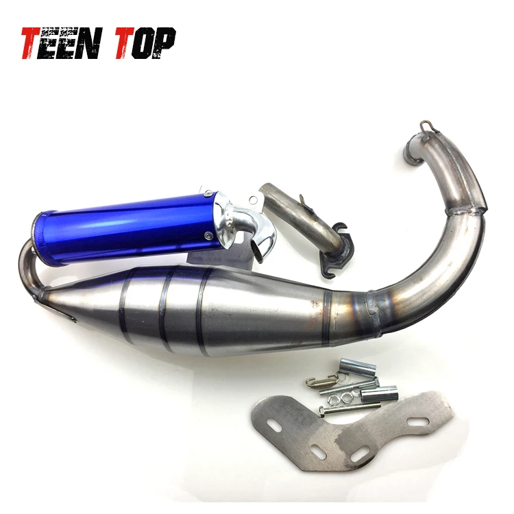 Фото Выхлопная система мотоцикла Teentop 90cc-125cc V8 DIO AF18, выхлопная система для Honda AF17 AF23 AF24 AF28 AF52 AF25 JISO, глушитель трубы №4