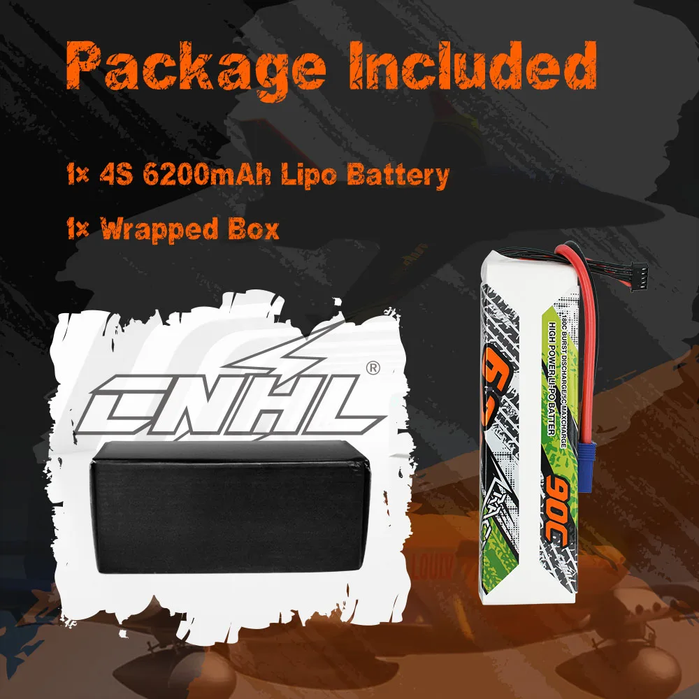 Аккумулятор CNHL Lipo 4S 14,8 в, 9500 мАч, 90C с разъемом QS8 для телефона, реактивный самолет Edf Speedrun Hobby Parts (art.: 3920bed4654cc) - 3920bed4654cc