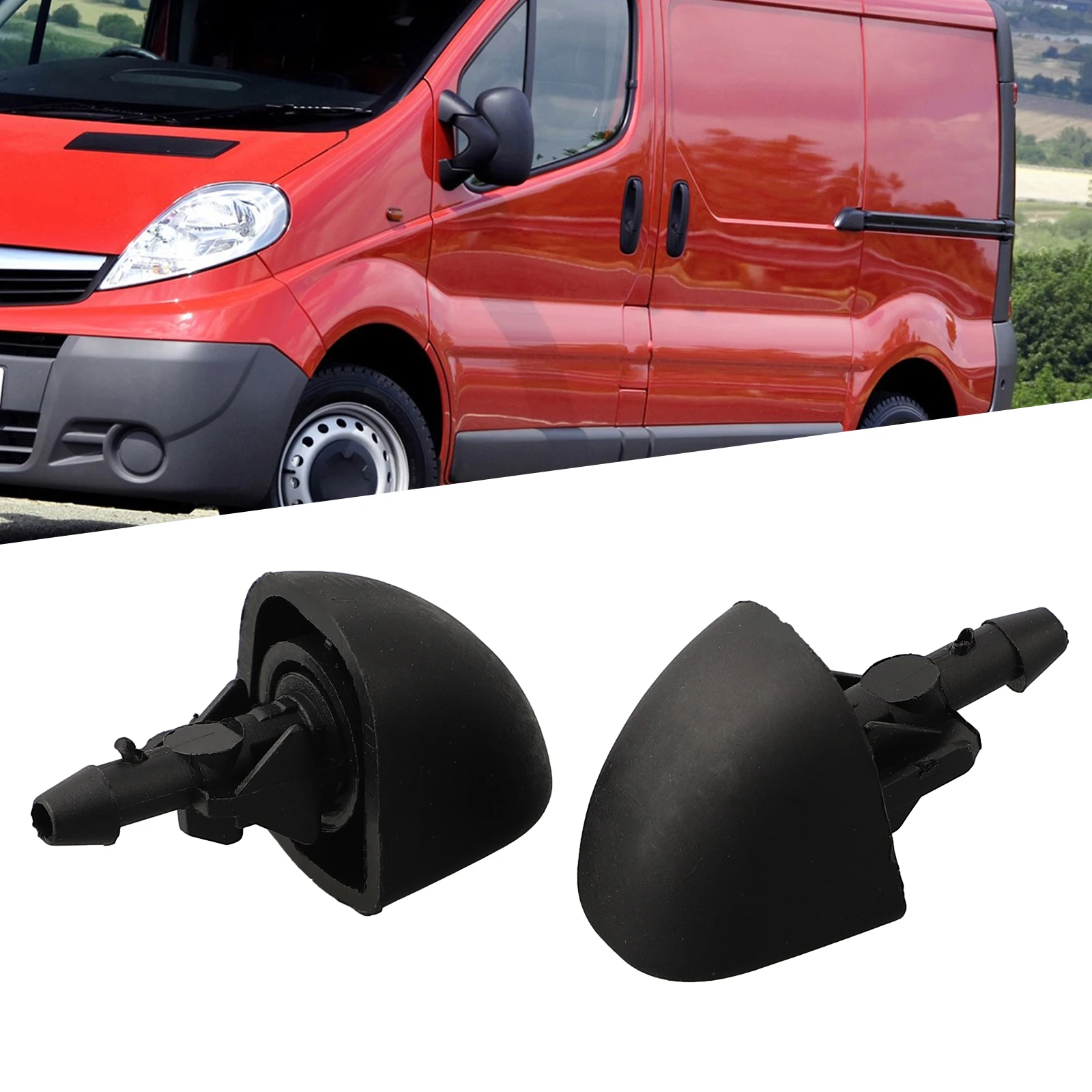 Фото 2 шт., струи для омывателя лобового стекла для Vauxhall VIVARO №3