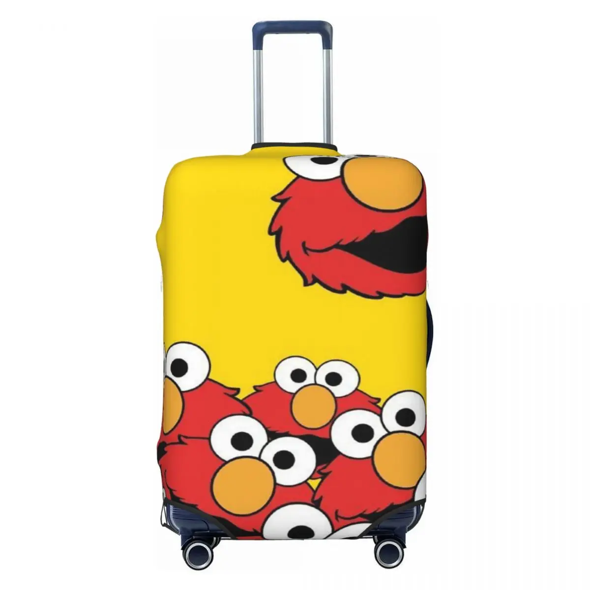 Пользовательский чехол для багажа Cookie Monster ELMO, милый защитный чехол для дорожного чемодана для 18-32 дюймов