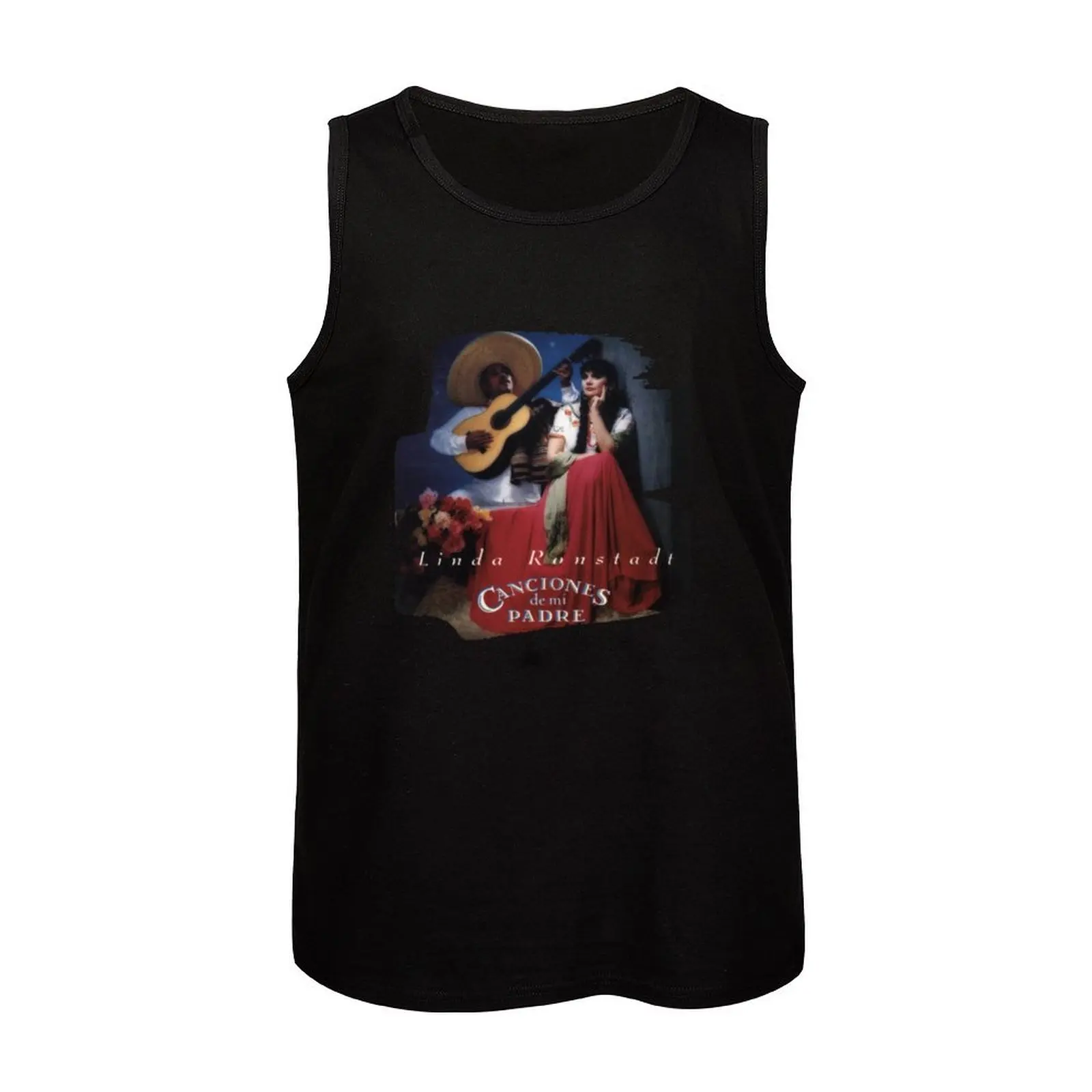 Фото Canciones De Mi Padre Linda ronstadt Tank Top спортивный жилет милые топы спортивные футболки для мужчин футболка мужская №4