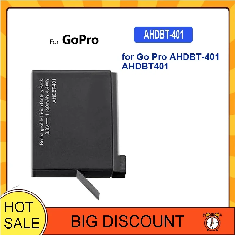 Аккумулятор AHDBT-401 AHDBT-501 AHDBT-10 CHDHA-301 800 мАч-1780 мАч для gopro 4 HD Hero 4 Hero + ЖК-дисплей HWBL 1 Plus 5 6 7 9 10 11 12