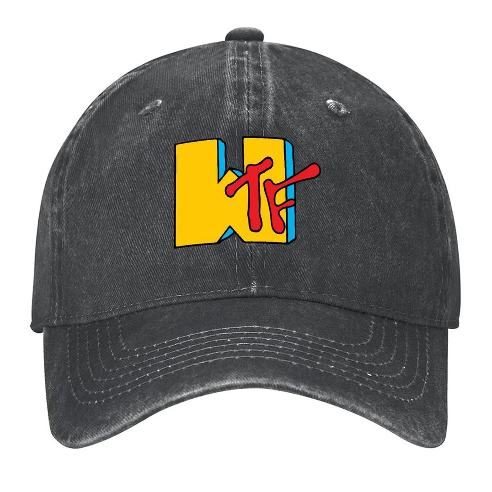 Бейсбольная кепка Wtf Mtv Snapback, мужская шляпа, пляжная шляпа, люксовый бренд, гольф, женская и мужская