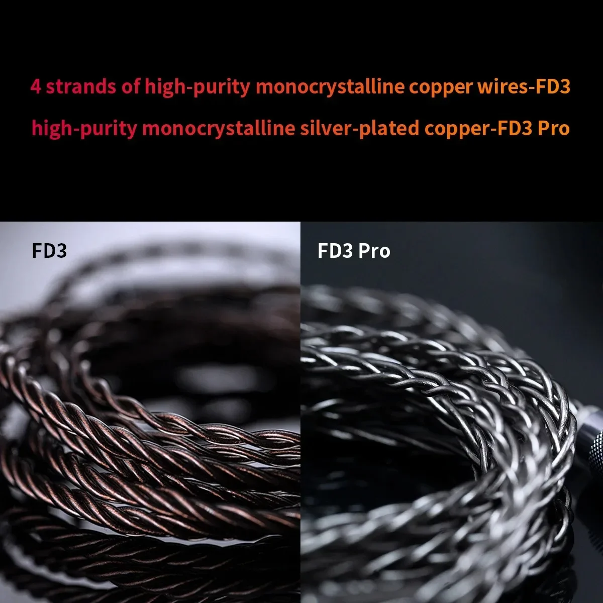 Фото Проводные наушники FiiO FD3 Pro 1DD, динамические наушники-вкладыши, Hi-Fi MMCX, съемный кабель DLC, углеродная диафрагма, индивидуальный заказ IEM №5