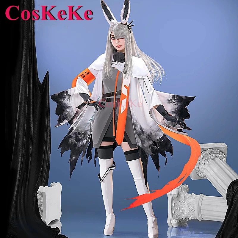 CosKeKe FrostNova Game Arknights костюмы для косплея модная милая униформа платье полный комплект одежда для ролевых игр S-XL