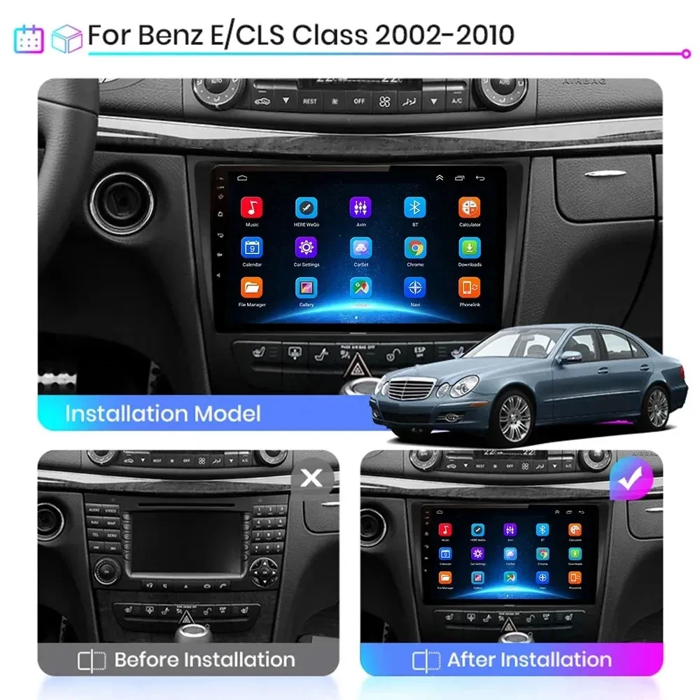 Автомобильный радиоприемник Android 15 BT для Mercedes Benz E-класса W211 E200 E220 E300 E350 E240 E270 E280 CLS CLASS W219 GPS Мультимедийный плеер (art.: 3920cef8b91fe) - 3920cef8b91fe