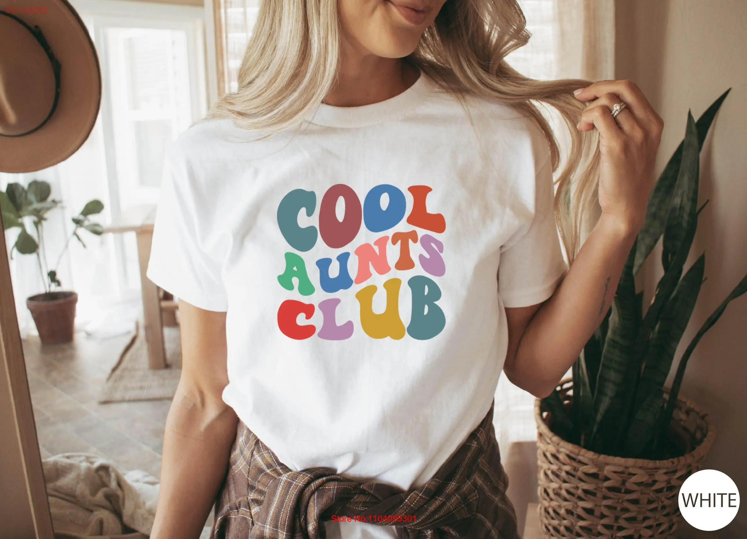 Футболка Cool Aunts Club AunT на день рождения, сестра, самая крутая тетушка, милая футболка с длинными или короткими рукавами
