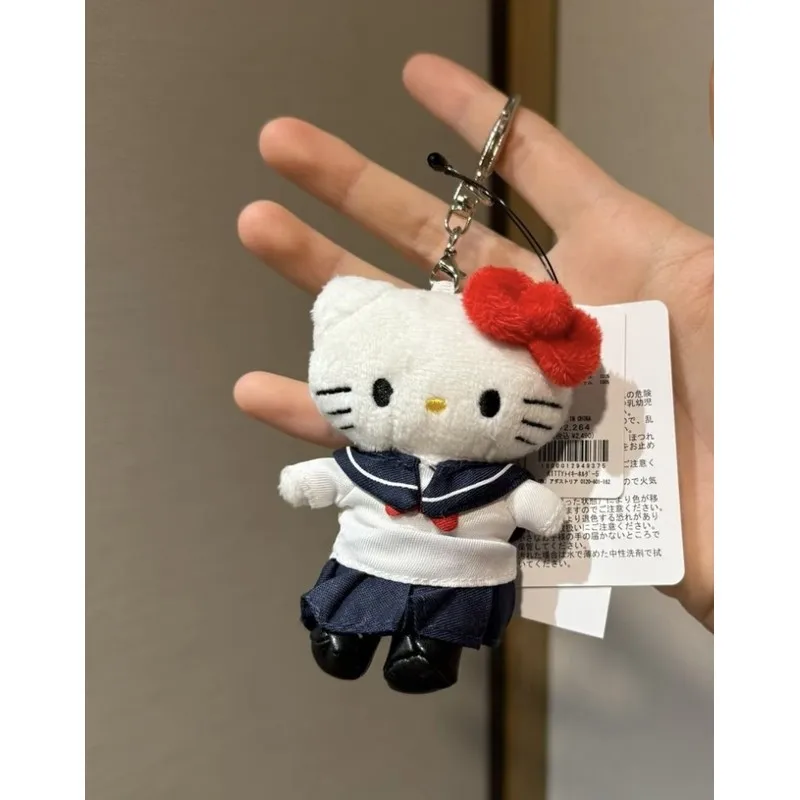 аниме   Hello Kitty   Плюшевая кукла   Брелок   девушка   Милый   Подвеска для школьной сумки   украшение   Форма JK   полипропиленовая хлопковая начинка   Игрушечные куклы   Подарок
