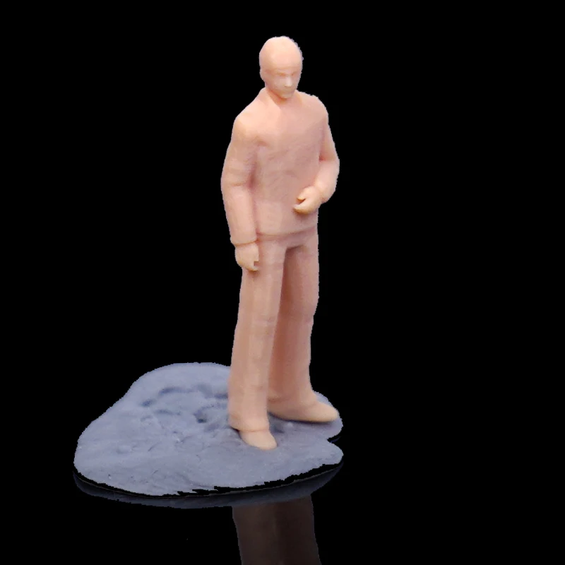 Фото Фигурка 1/64, привлекательный парень, стоящая миниатюра из смолы 1:43 GK, сцена жизни, мужская модель должна быть окрашена самостоятельно, номер 173 №4