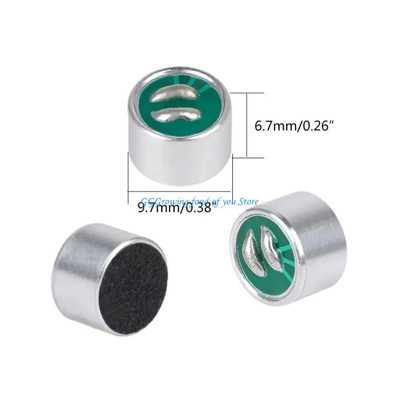 H9EB 100pcs плоские для головного капсулы Электронный конденсатор микрофон 9767 Микрофоны (art.: 3920d01b93006) - 3920d01b93006