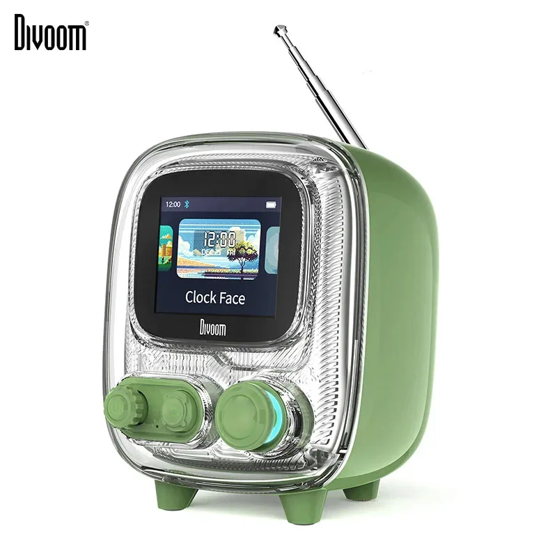 Divoom T-larlaoo-2 Мини Ретро динамик с белым шумом Портативный винтажный динамик для помощи во сне Высококачественный сабвуфер