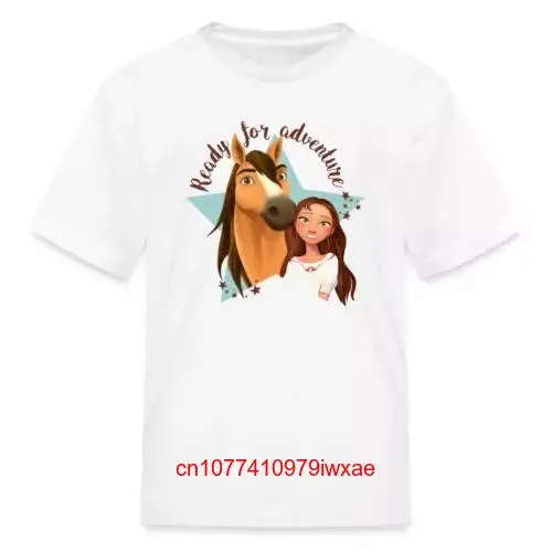Детская футболка с длинным или коротким рукавом Spirit And Lucky Ready For Adventure