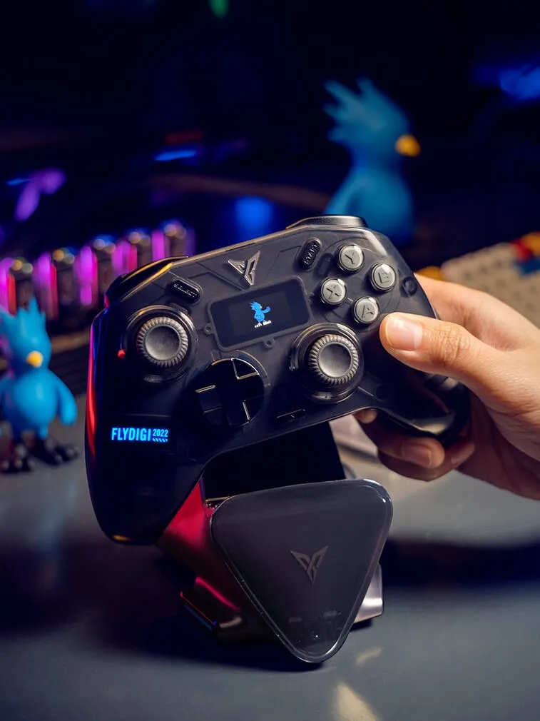 Фото FlyDiGi Apex 3 Elite Bluetooth беспроводной геймпад триггер обратной связи светодиодный дисплей игровая ручка контроллер №2