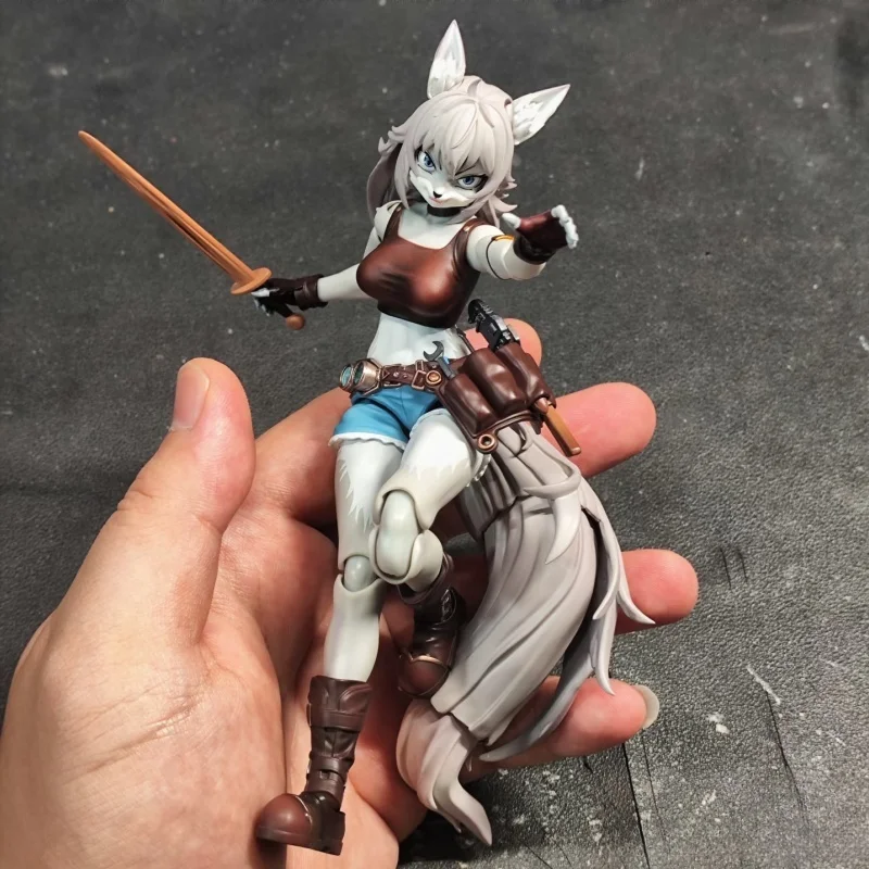 Новинка в наличии Ladotoys Era-001 Liya-Alopex Fix Ver. Модель игрушки Коллекционные 1/12 Fox Beautiful Girl Mystic Land Furry Fandom Toys