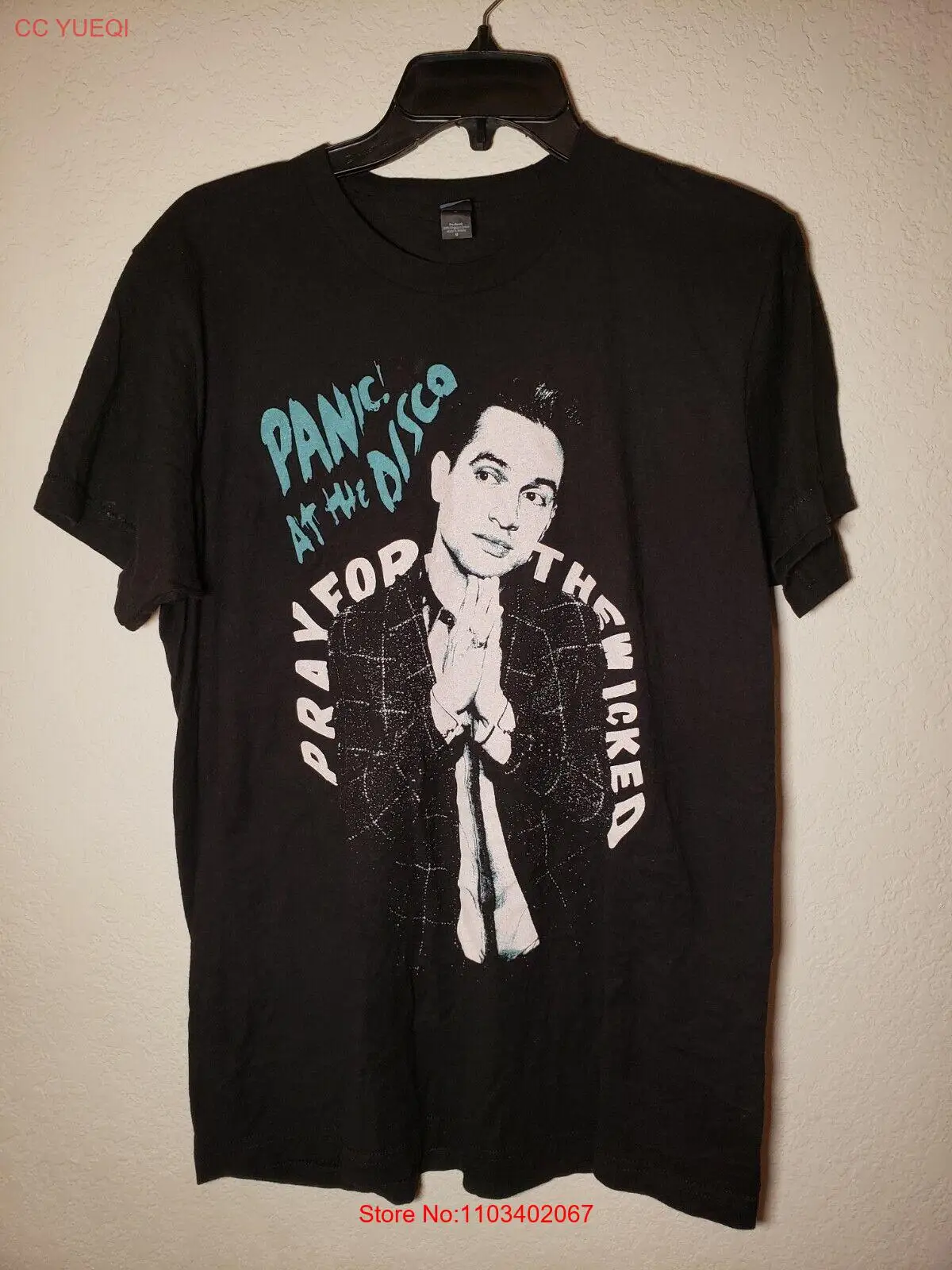 Panic at The Disco Pray For The Wicked Sinners 2018, концертная футболка, размер среднего размера