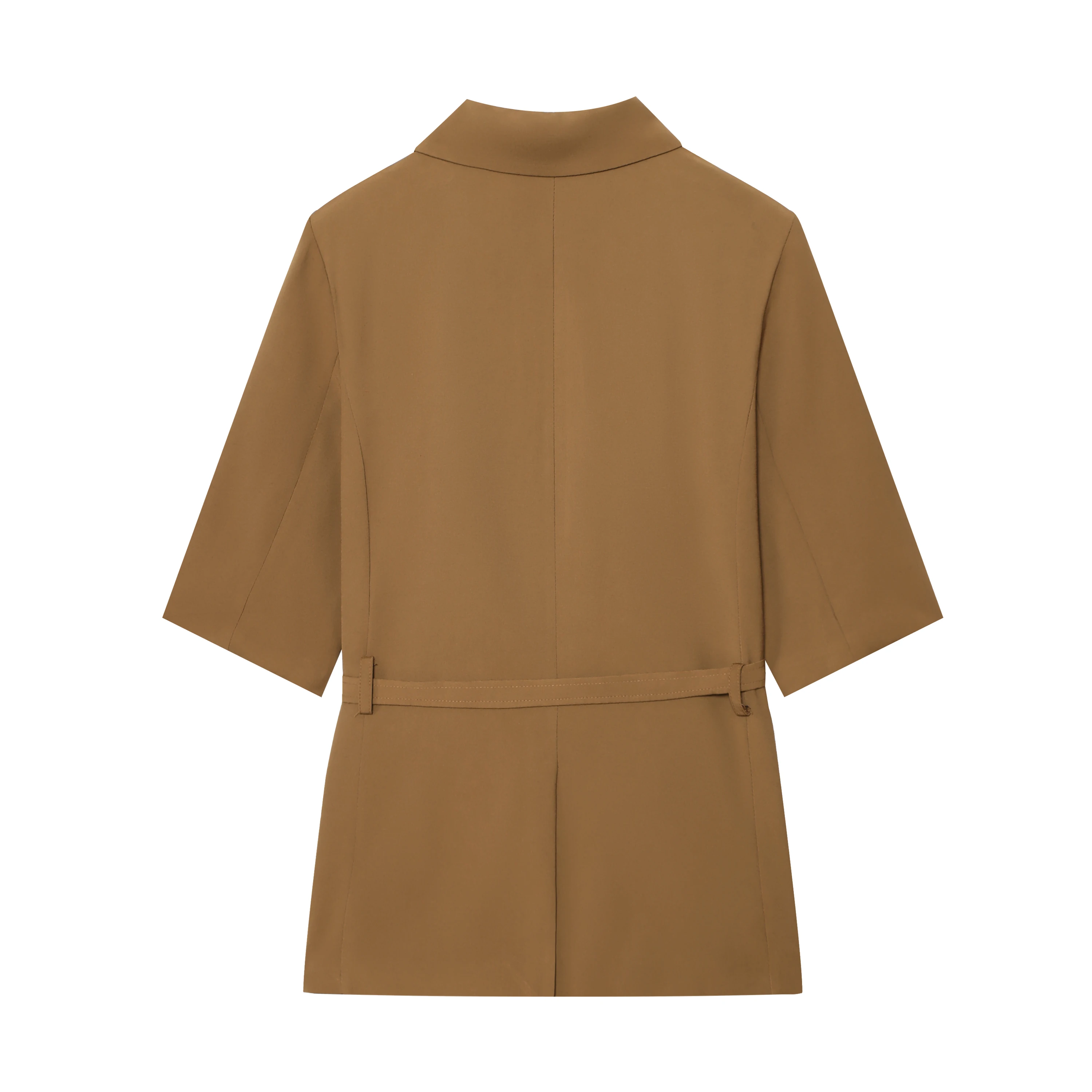 Фото Willshela женские модные комплекты из 2 предметов, однотонный однобортный пиджак с короткими рукавами и шорты, женские шикарные женские шорты, комплекты №3
