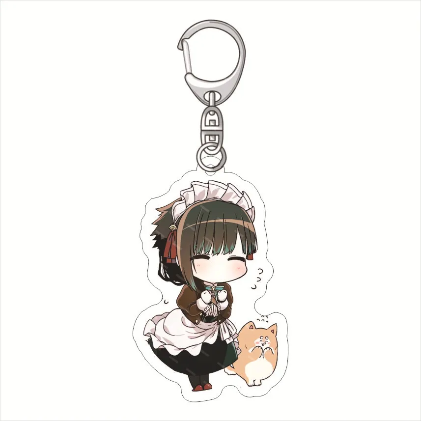 Фото Аниме You are Ms Servant 6 см Yuki Yokoya Hfteyoshi Yokoya Riko акриловый брелок-подвеска подарок на день рождения №2