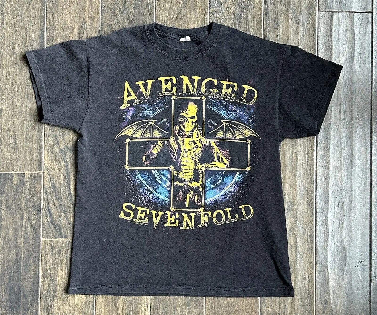 Футболка Avenged Sevenfold 2013 Для турнира, концерта, размер среднего размера