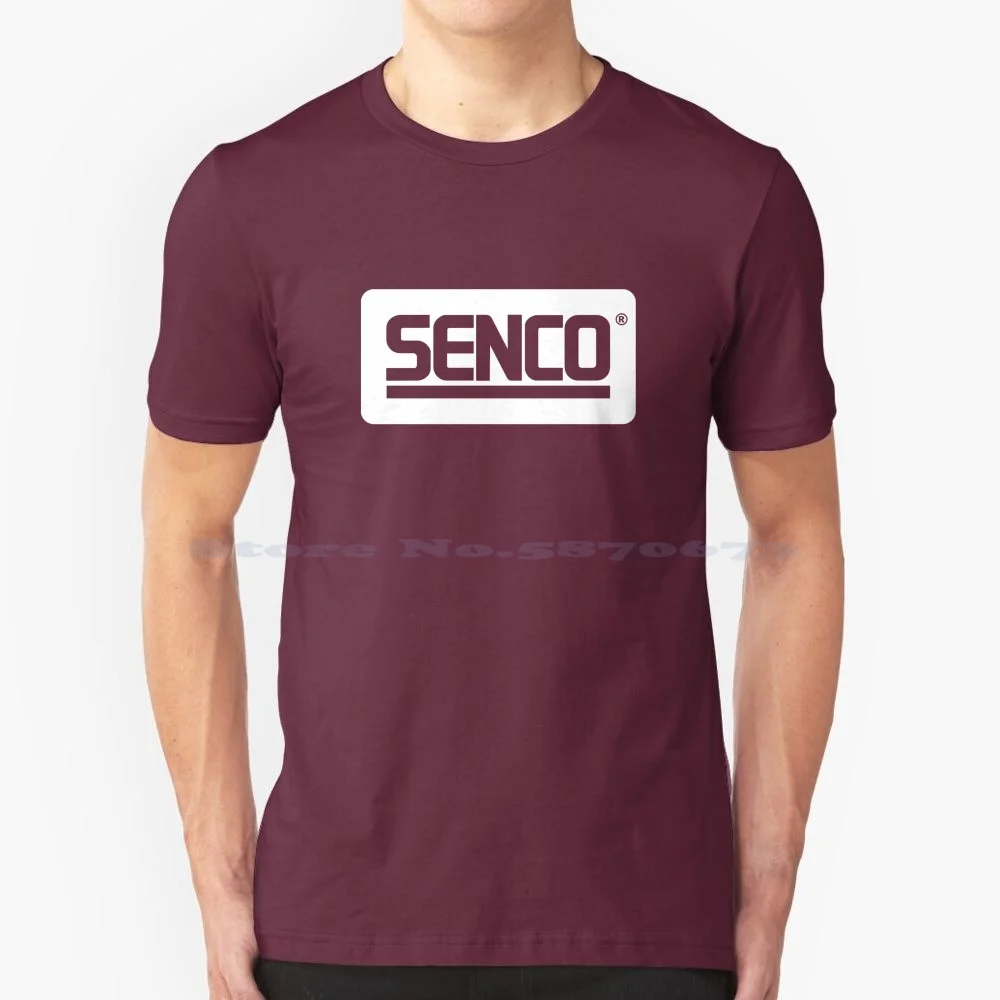 Логотип | Футболка Senco, 100% хлопковая футболка, летательный аппарат, трактор, маслоплот, планер, фара, велосипедная шина, автомобиль, поезд, трейлер, лампа Hankook