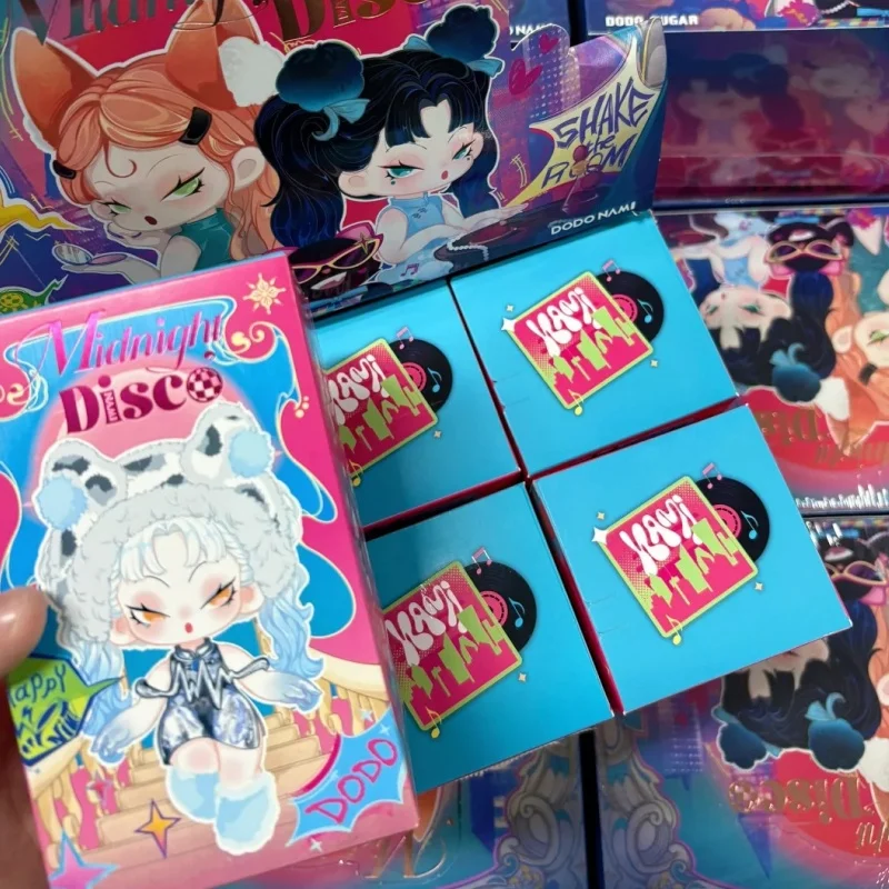 Горячая оригинальная серия Dodosugar Dodonami Midnight Disco Kawaii, экшн-фигурка-сюрприз, слепая коробка, игрушка, коллекционный кулон-ключ, подарок