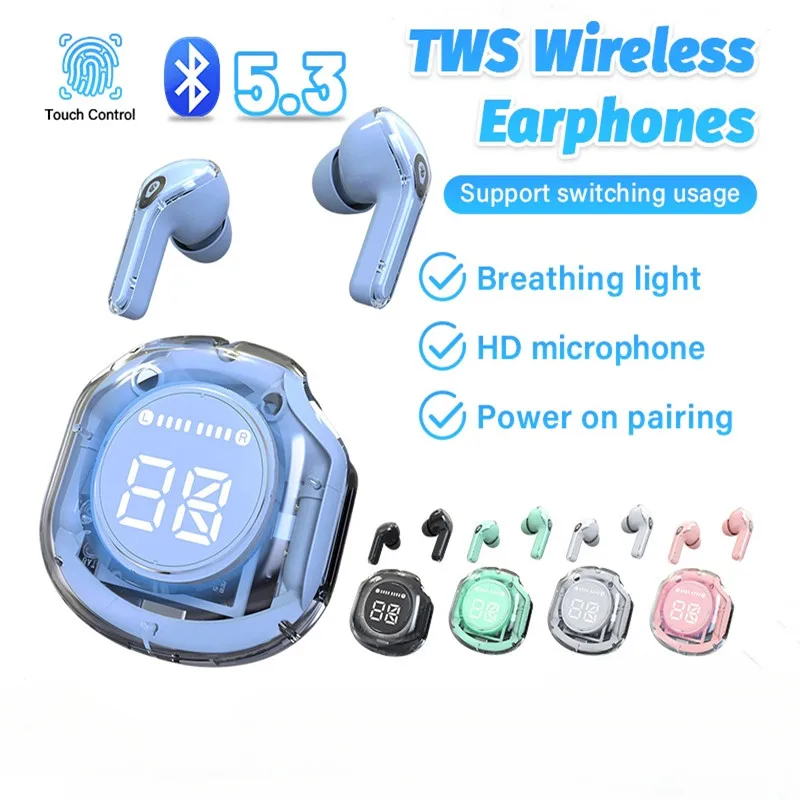 TWS-наушники T8 с шумоподавлением, поддержкой Bluetooth 5,3 и сенсорным управлением